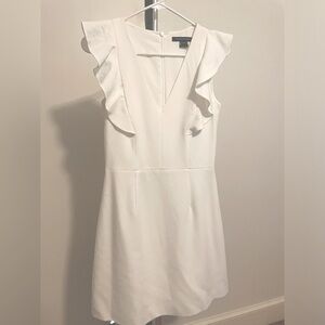 Like new! Wore once for my rehearsal dinner. Super flattering and comfortable!